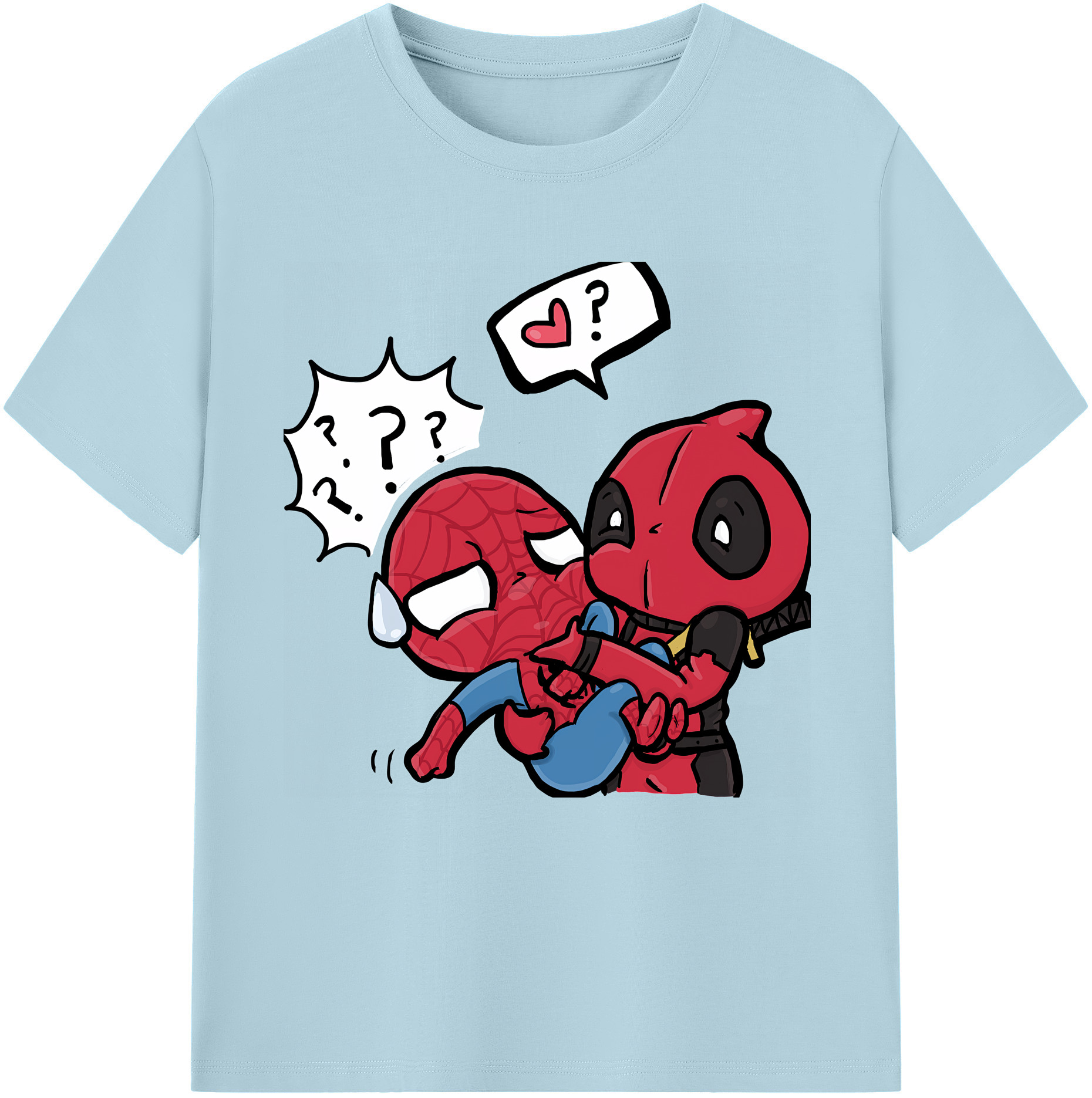 （画像用） Deadpool デッドプール 綿100％半袖Tシャツ（フロントプリント）